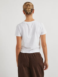 Disney Bambi Family Baby T-Shirt In White Tops & T-Shirts Skinnydip London