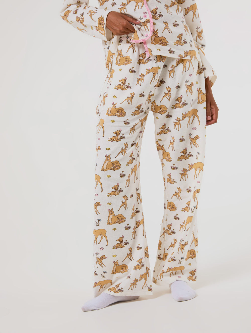 Disney Bambi Frilly Pyjama Set with Scrunchie Lingerie & Nightwear Skinnydip London