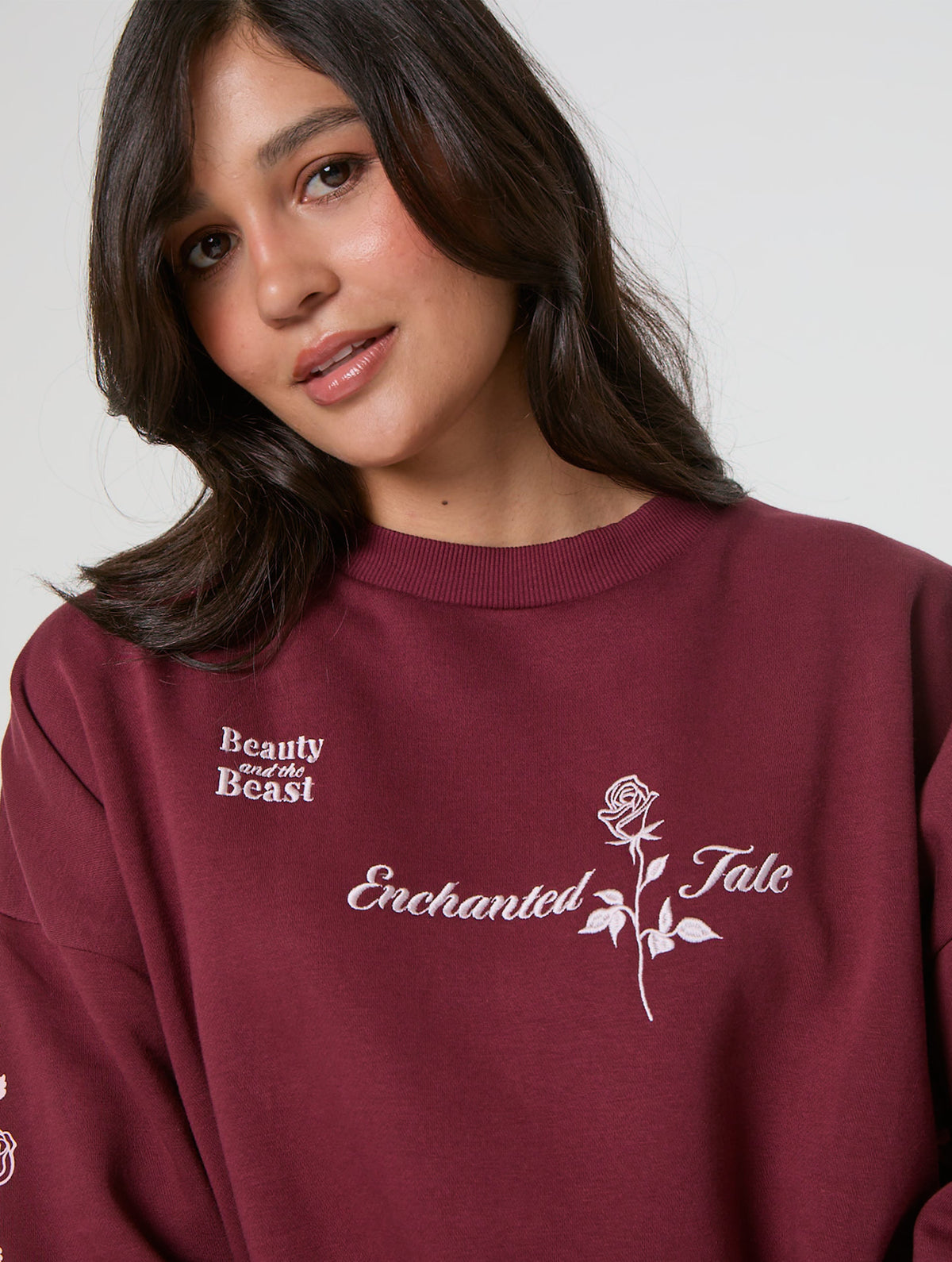 Disney Beauty and The Beast Enchanted Sweatshirt Hoodies and Sweatshirts Skinnydip London