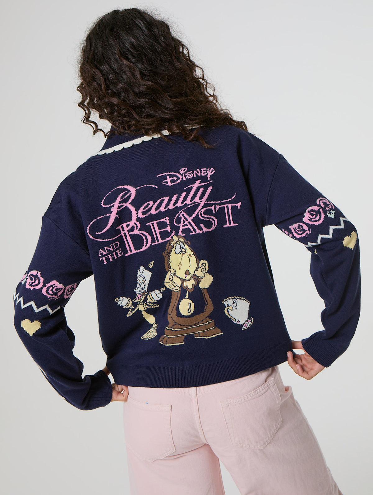 Disney Beauty and The Beast Knitted Cardigan Jumpers & Cardigans Skinnydip London