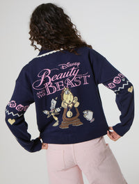 Disney Beauty and The Beast Knitted Cardigan Jumpers & Cardigans Skinnydip London