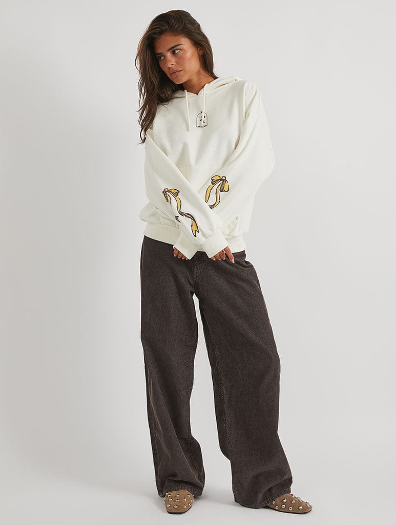 Disney Beauty and The Beast Rose Hoodie Hoodies & Sweatshirts Skinnydip London