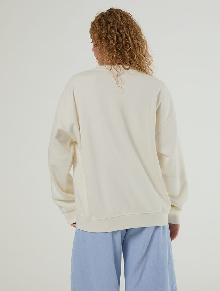 Disney Brother Bear Alaska Sweatshirt In White Hoodies & Sweatshirts Skinnydip London