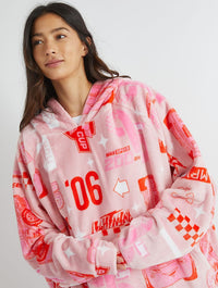 Disney Cars Pink Blanket Hoodie Lingerie & Nightwear Skinnydip London