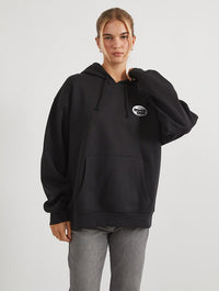 Disney Donald Duck Aw Nuts Hoodie In Black Hoodies & Sweatshirts Skinnydip London