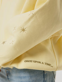 Disney Embroidered Yellow Castle Sweatshirt Hoodies & Sweatshirts Skinnydip London