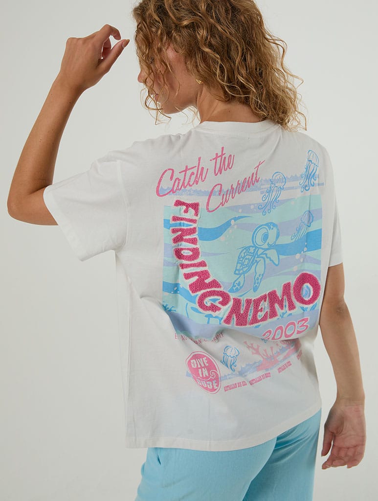 Disney Finding Nemo Catch The Current T-Shirt Tops & T-Shirts Skinnydip London