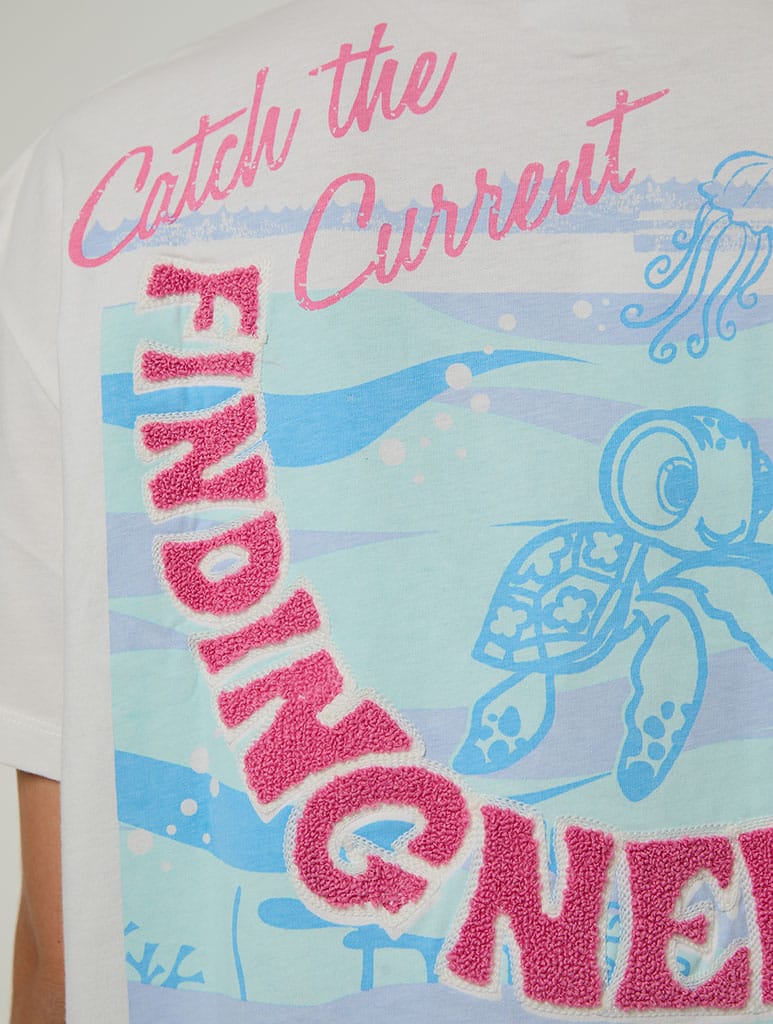 Disney Finding Nemo Catch The Current T-Shirt Tops & T-Shirts Skinnydip London