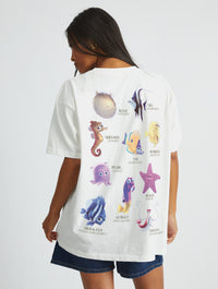 Disney Finding Nemo Inside The Tank T-Shirt In White Tops & T-Shirts Skinnydip London