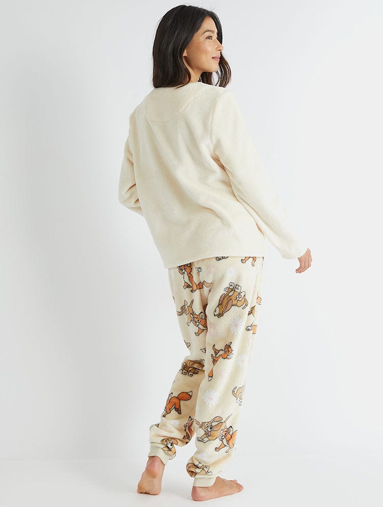 Disney Fox and The Hound Fleece Pyjama Set Lingerie & Nightwear Skinnydip London