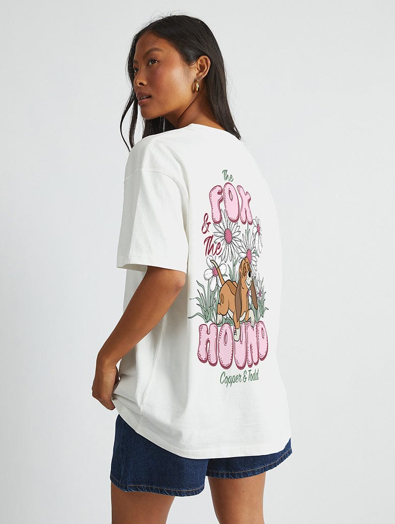 Disney Fox And The Hound Flower T-Shirt Tops & T-Shirts Skinnydip London