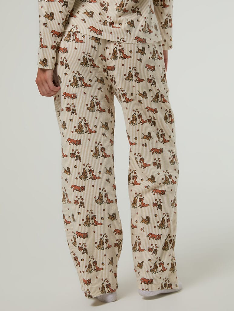 Disney Fox and The Hound Pyjama Set with Scrunchie Lingerie & Nightwear Skinnydip London