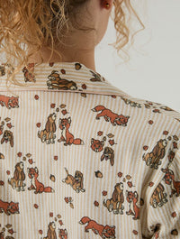 Disney Fox and The Hound Pyjama Set with Scrunchie Lingerie & Nightwear Skinnydip London