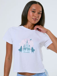 Disney Frozen Arendelle Baby T-Shirt In White Tops & T-Shirts Skinnydip London