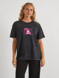 Disney Hannah Montana Best Of Both Worlds T-Shirt In Acid Wash Tops & T-Shirts Skinnydip London