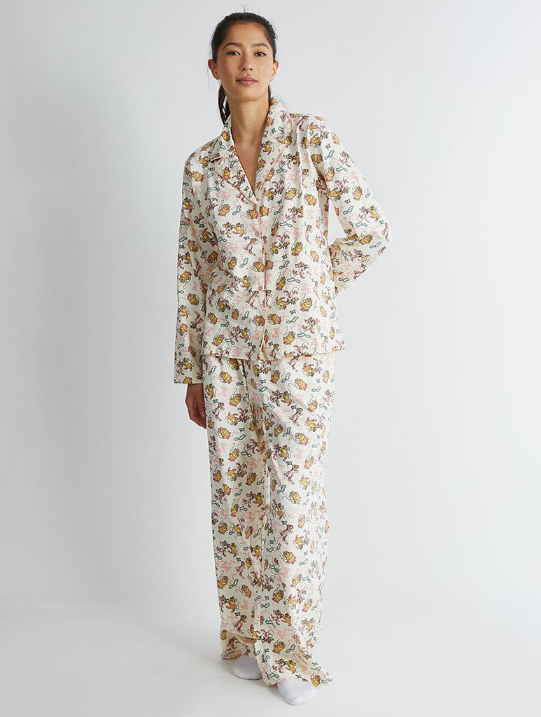 Disney Jaq & Gus Pyjama Set in Ecru Lingerie & Nightwear Skinnydip London