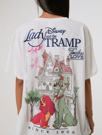 Disney Lady and The Tramp Poster T-Shirt Tops & T-Shirts Skinnydip London
