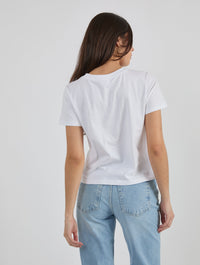 Disney Lizzie McGuire Baby T-Shirt In White Tops & T-Shirts Skinnydip London
