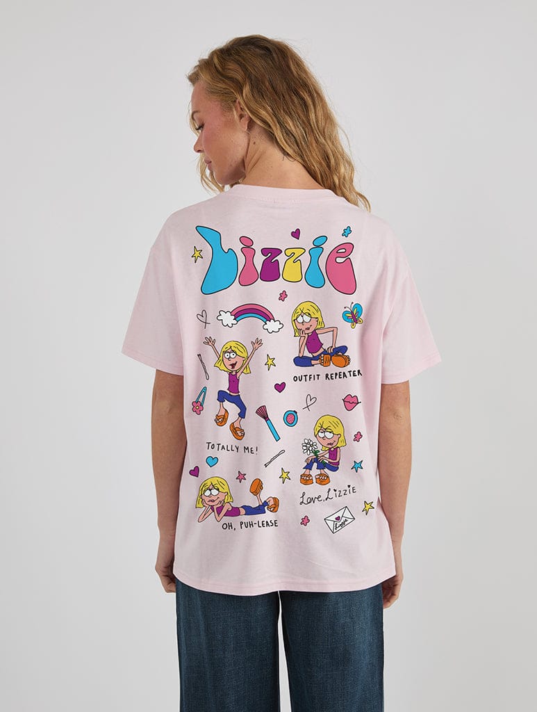 Disney Lizzie McGuire Poster Character T-Shirt In Pink Tops & T-Shirts Skinnydip London