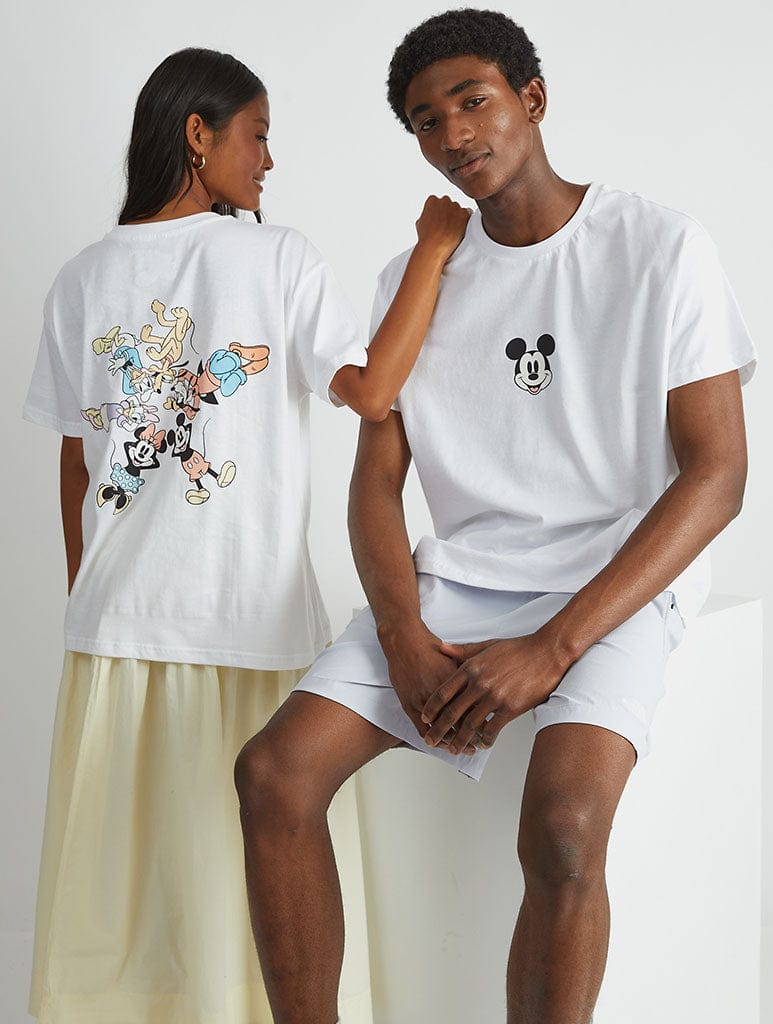 Disney Mickey And Friends T-Shirt In White Tops & T-Shirts Skinnydip London