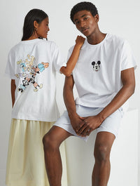 Disney Mickey And Friends T-Shirt In White Tops & T-Shirts Skinnydip London