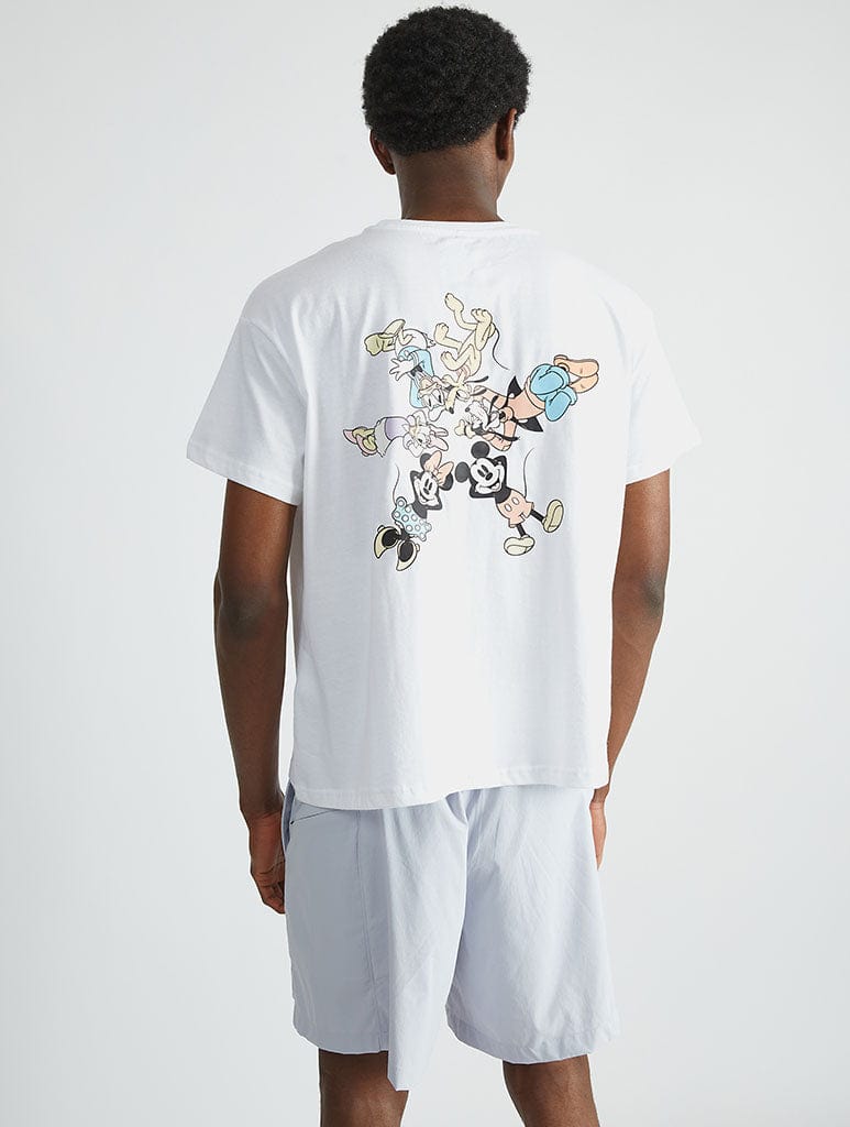 Disney Mickey And Friends T-Shirt In White Tops & T-Shirts Skinnydip London
