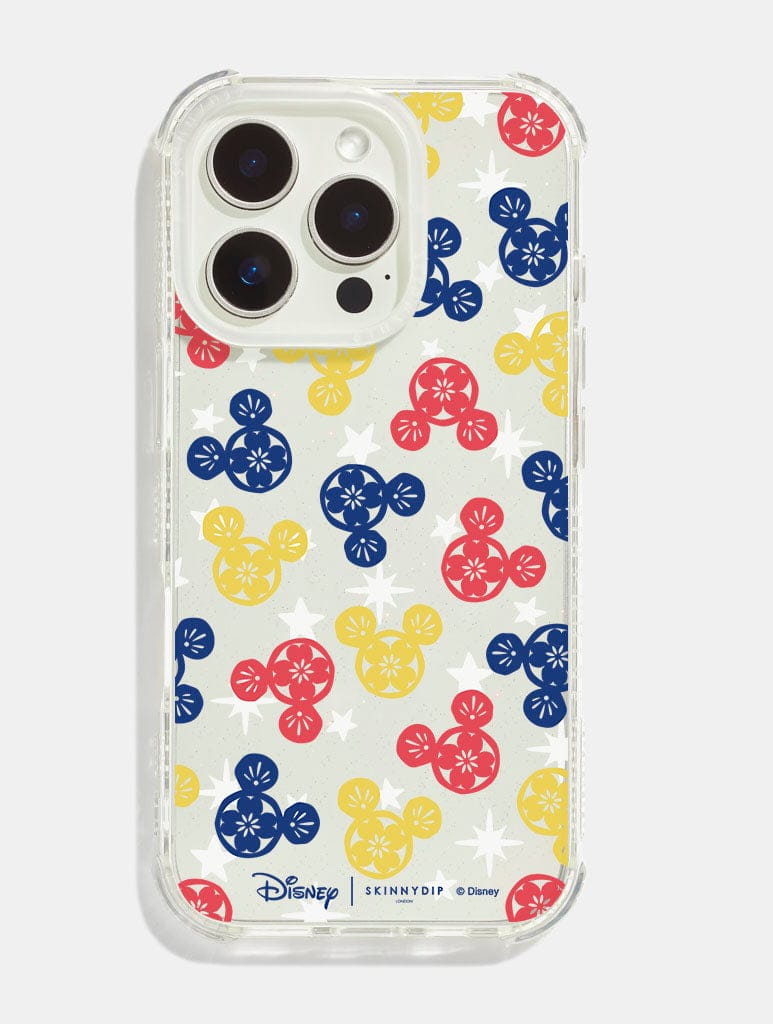 Disney Mickey Mouse Flower Shock iPhone Case Phone Cases Skinnydip London