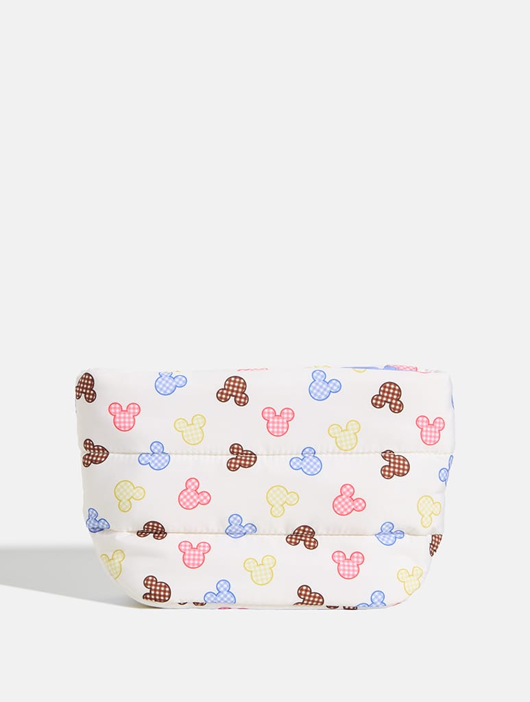 Disney Mickey Mouse Gingham Pillow Pouch Makeup Bags & Wash Bags Skinnydip London