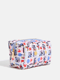 Disney Mickey Mouse Quilted Makeup Bag 2pc Set Makeup Bags & Wash Bags Skinnydip London
