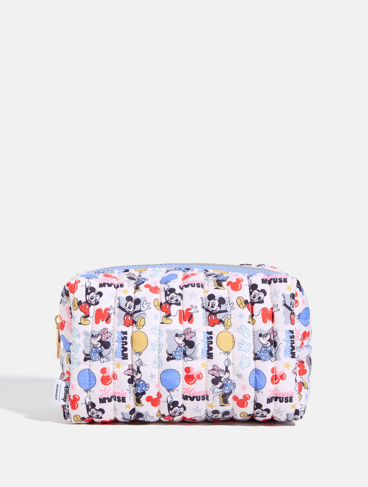 Disney Mickey Mouse Quilted Makeup Bag 2pc Set Makeup Bags & Wash Bags Skinnydip London