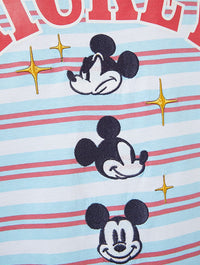 Disney Mickey Striped T-Shirt Tops & T-Shirts Skinnydip London