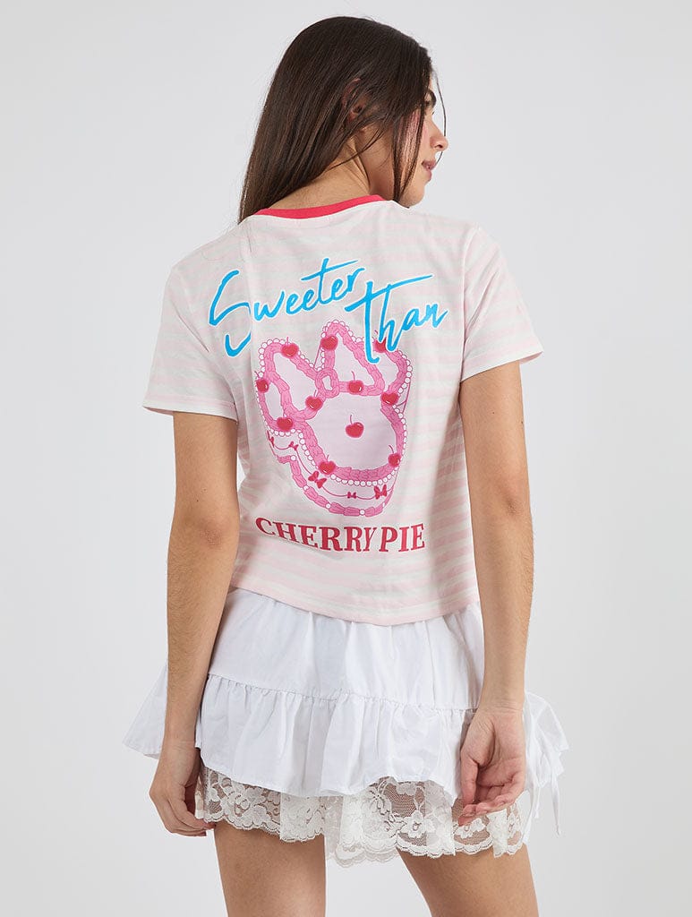 Disney Minnie Cherry Baby Tee Tops & T-Shirts Skinnydip London