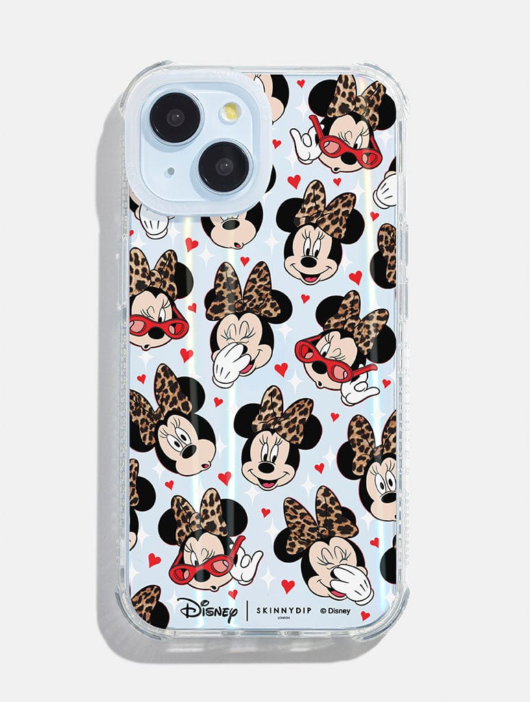 Disney Minnie Leopard Print Shock iPhone Case | Disney Gifts and Accessories Disney Minnie Leopard Print Shock iPhone Case | Disney Gifts and Accessories