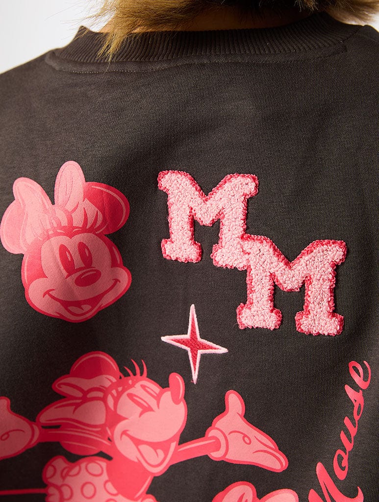 Disney Minnie Mouse Acid Wash Sweatshit Hoodies & Sweatshirts Skinnydip London