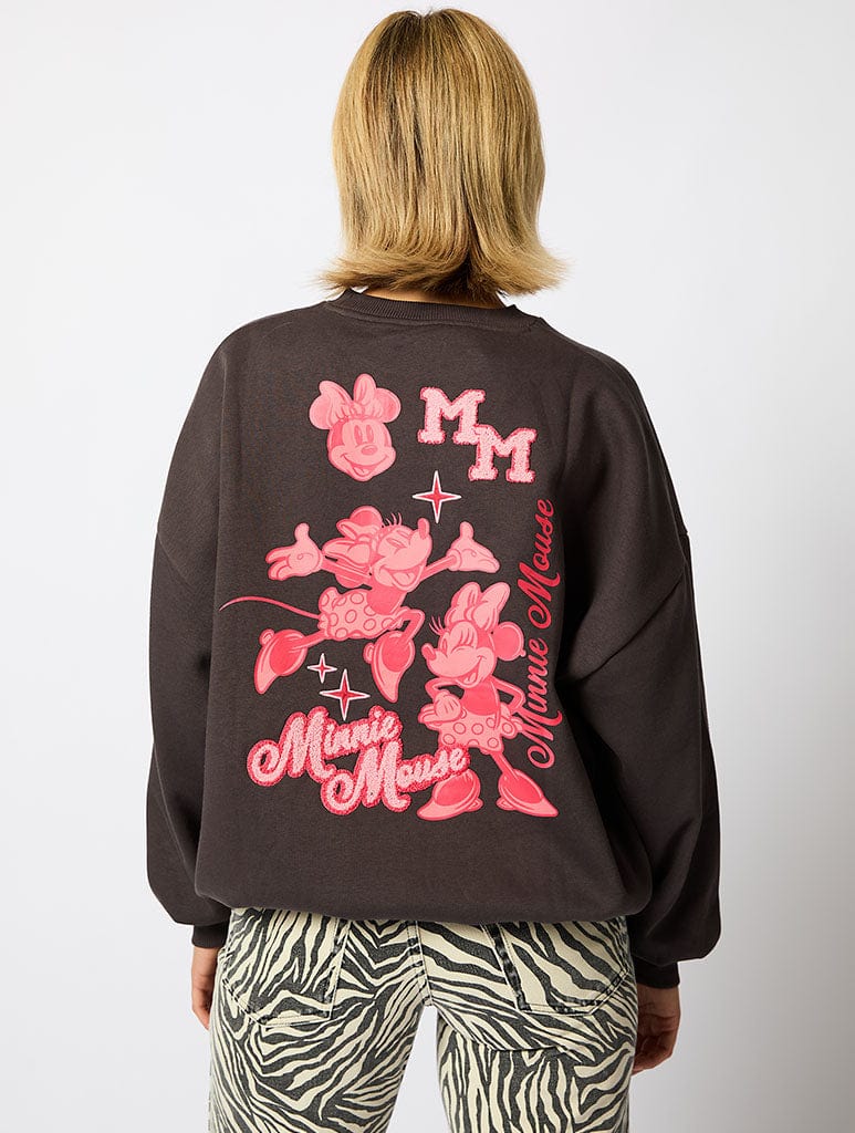 Disney Minnie Mouse Acid Wash Sweatshit Hoodies & Sweatshirts Skinnydip London