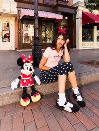 Disney Minnie Mouse Faces Baby T-Shirt In Pink Tops & T-Shirts Skinnydip London