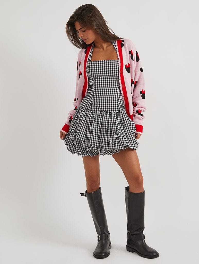 Disney Minnie Mouse Heart Knitted Cardigan Jumpers & Cardigans Skinnydip London