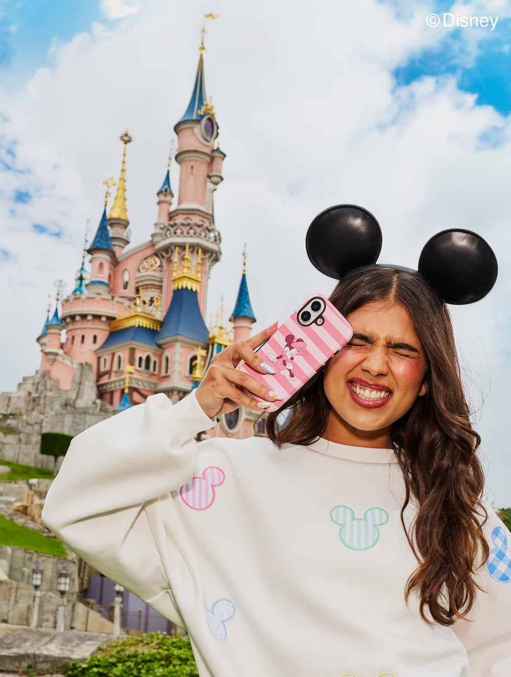 Disney Minnie Mouse Stripe Ultra Protective iPhone Case Phone Cases Skinnydip London