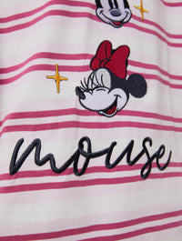 Disney Minnie Pink Stripe T-Shirt Tops & T-Shirts Skinnydip London