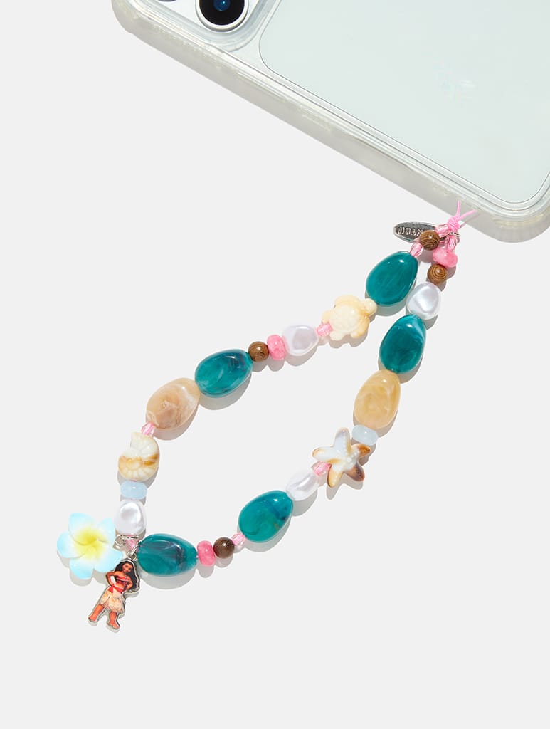 Disney Moana Beaded Phone Strap Phone Grips Skinnydip London
