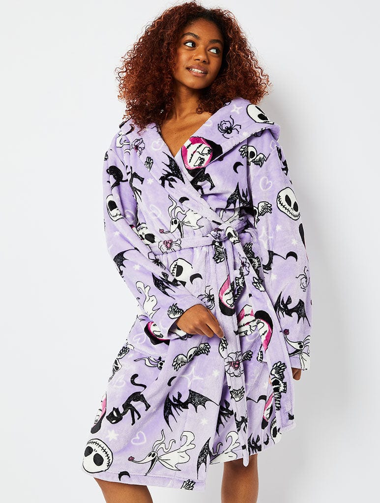Disney Nightmare Before Christmas Dressing Gown | Disney Nightwear Skinnydip London Disney Nightmare Before Christmas Dressing Gown | Disney Nightwear Skinnydip London
