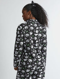 Disney Nightmare Before Christmas Jack Skellington Pyjama Set in Black Lingerie & Nightwear Skinnydip London