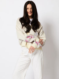 Disney Once Upon A Time Knitted Cardigan in Pink Jumpers & Cardigans Skinnydip London
