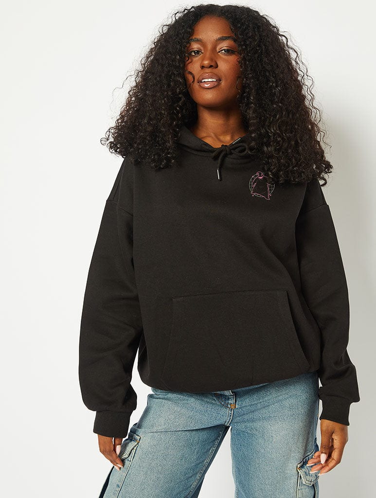 Disney Oogie Boogie Hoodie in Black Hoodies & Sweatshirts Skinnydip London