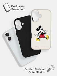 Disney Original Mickey Mouse Ecru Ultra Protective iPhone Case Phone Cases Skinnydip London