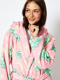 Disney Pascal Print Dressing Gown in Pink Lingerie & Nightwear Skinnydip London