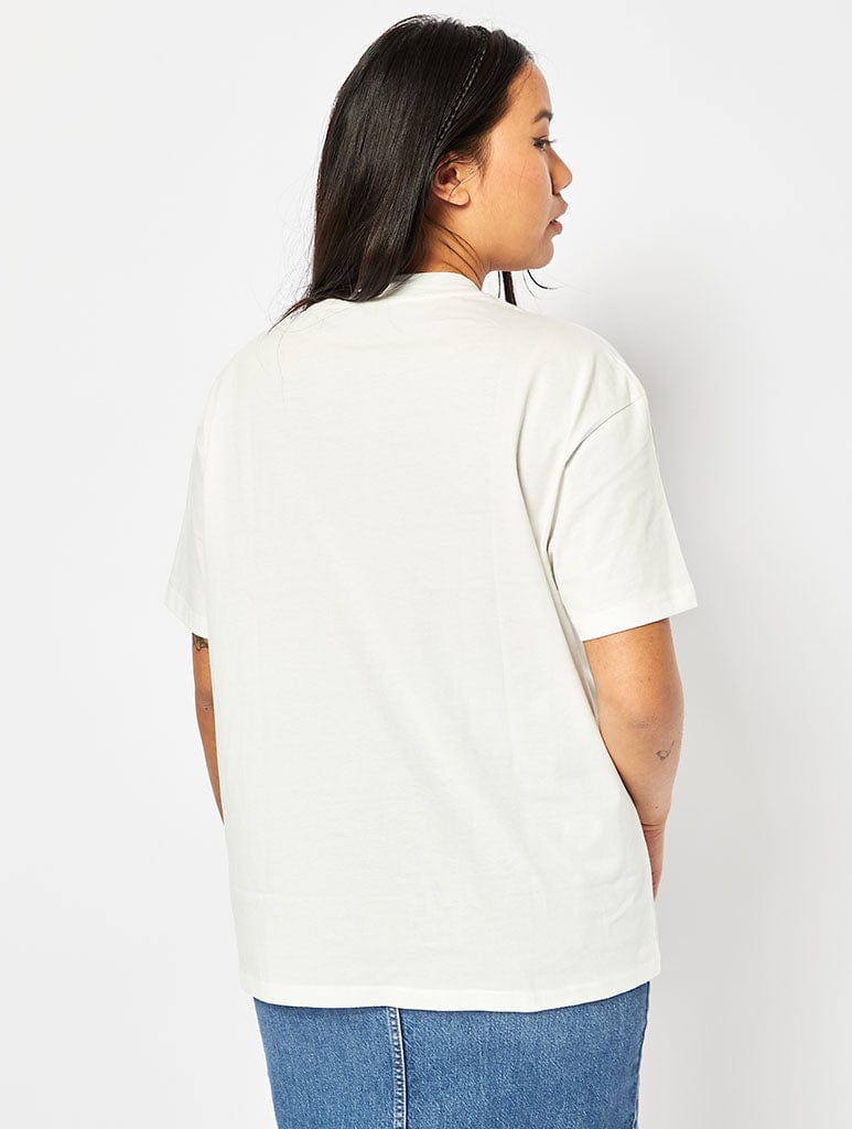 Disney Peter Pan Poster T-Shirt In White Tops & T-Shirts Skinnydip London