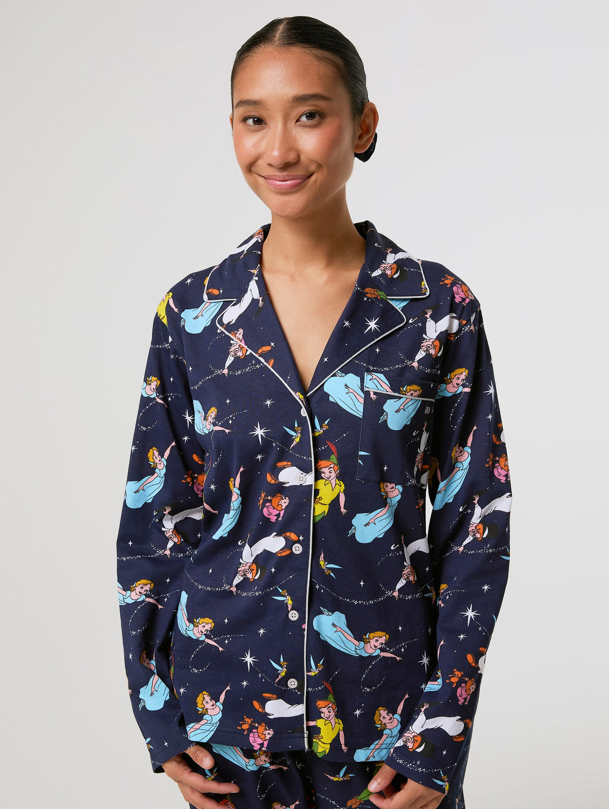 Disney Peter Pan Pyjama Set with Scrunchie Lingerie & Nightwear Skinnydip London