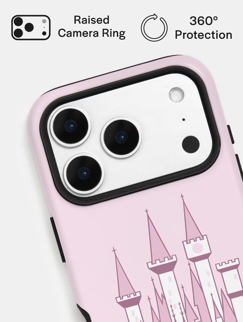Disney Pink Disney Castle Ultra Protective iPhone Case Phone Cases Skinnydip London
