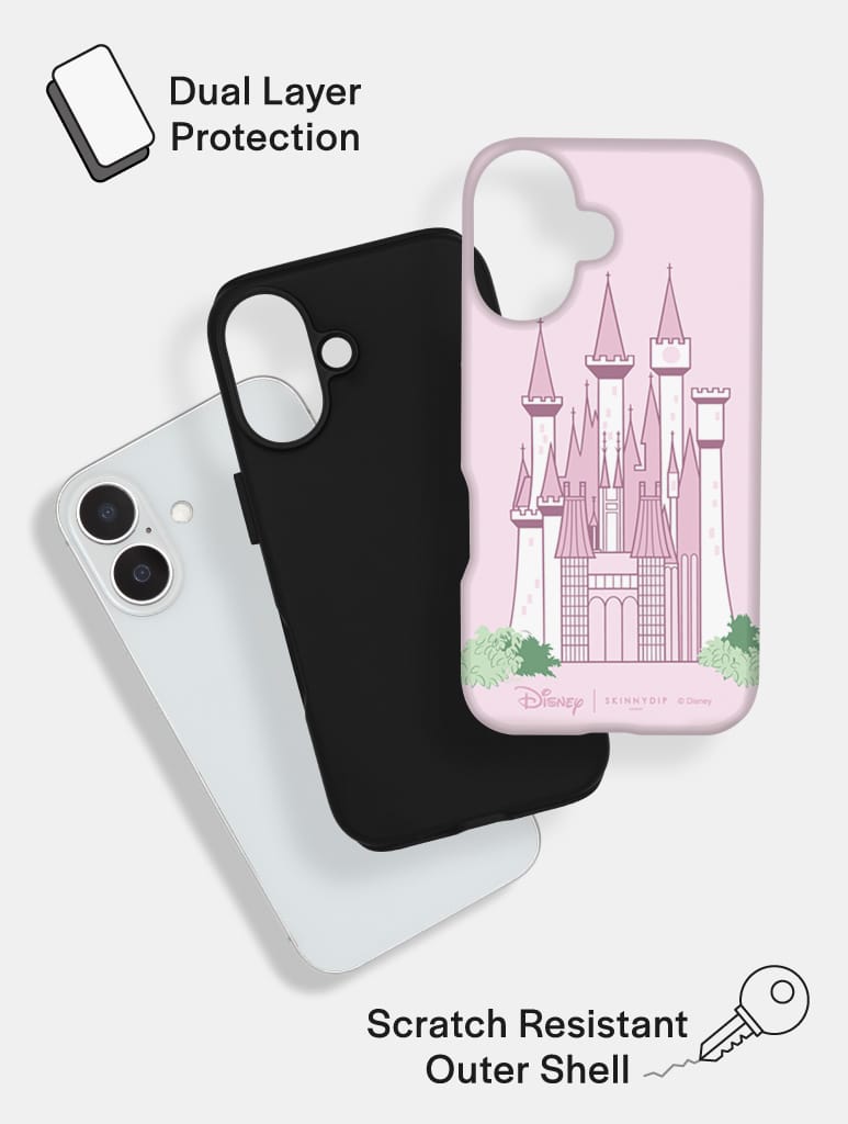 Disney Pink Disney Castle Ultra Protective iPhone Case Phone Cases Skinnydip London